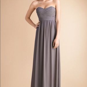 Donna Morgan “Sterling” Strapless Evening Gown